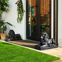 Glitzhome® 22" Lying Lion Garden Statue Set