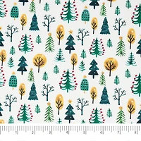 SINGER Christmas Nutcrackers Trees Cotton Fabric