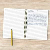 TF Publishing Sahara Floral Boho Spiral Lined Journal