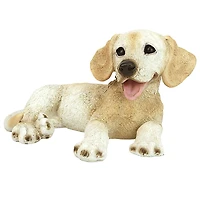 Design Toscano 10" Yellow Labrador Puppy Dog Statue
