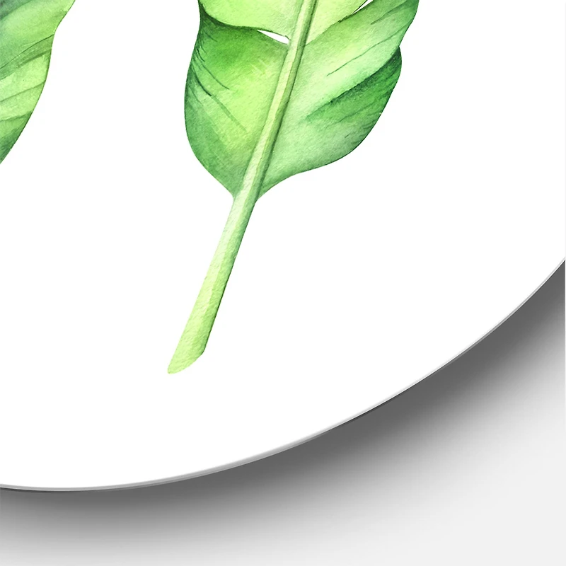 Designart - Tropical Banana Leaves Set