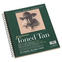 12 Pack: Strathmore® 400 Series Recycled Toned Tan Sketch Paper Pad