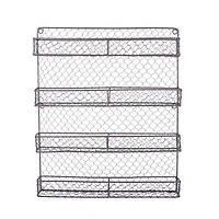 DII® 21" 4 Tier Chicken Wire Spice Rack