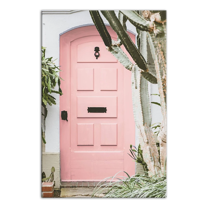 Blush door 24" x 36" Canvas Wall Art
