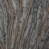 Set of 2 Grey Wood Modern Abstract Wall Decor, 16" x 48"