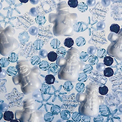 S&S® Worldwide Plastic Winter Mix Beads