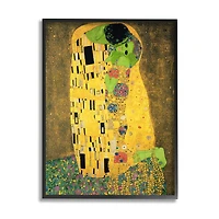 Stupell Industries Funny Classic Klimt Aliens Framed Giclee Art