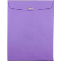 JAM Paper 10" x 13" Brite Hue Violet Purple Clasp Closure Catalog Envelopes