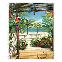 Tropical Porch 16" x 20" Canvas Wall Art