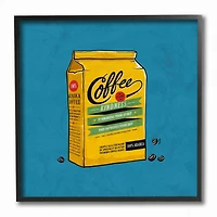 Stupell Industries Coffee Wisdom Wall Art in Black Frame