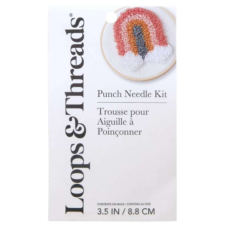 Rainbow Punch Needle Kit by Loops & Threads®