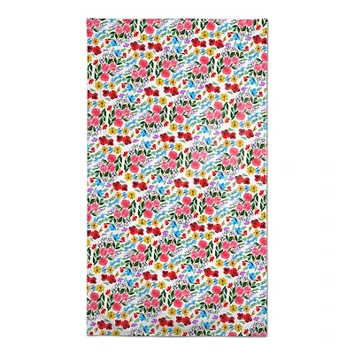 Butterfly Watercolor Florals Tablecloth