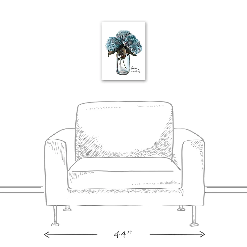 Live Simply 12" x 16" Canvas Wall Art