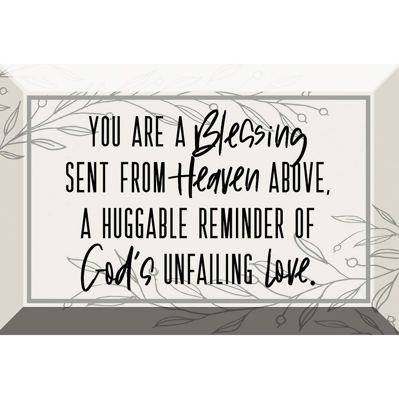 You Are A Blessing Glass Plaque with Easel