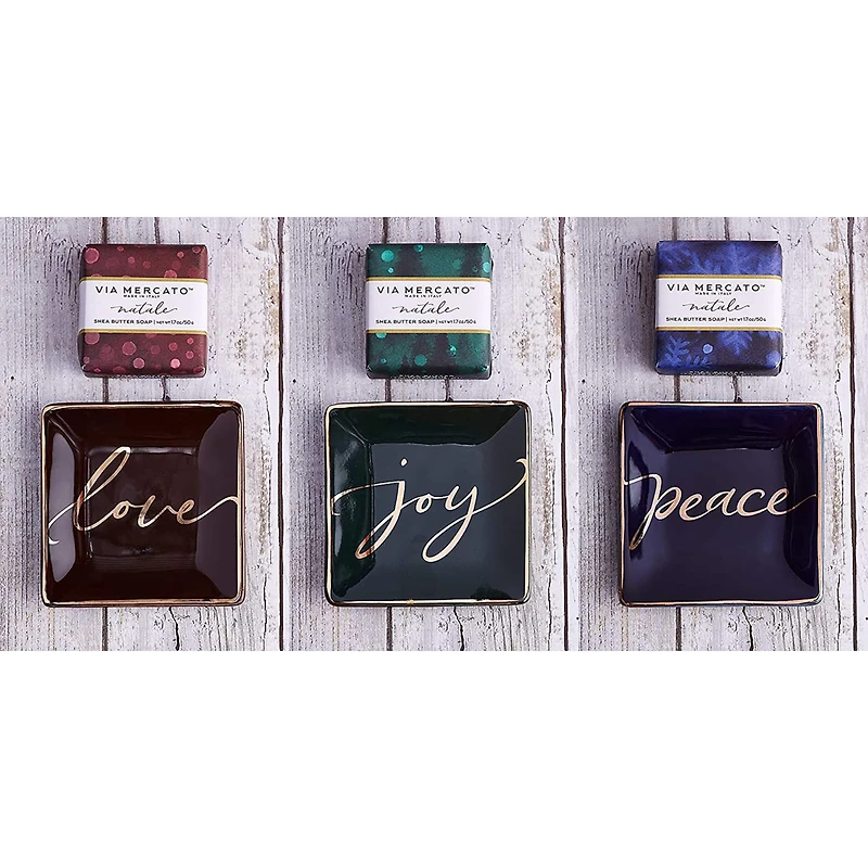 European Soaps Peace Soap & Trinket Set