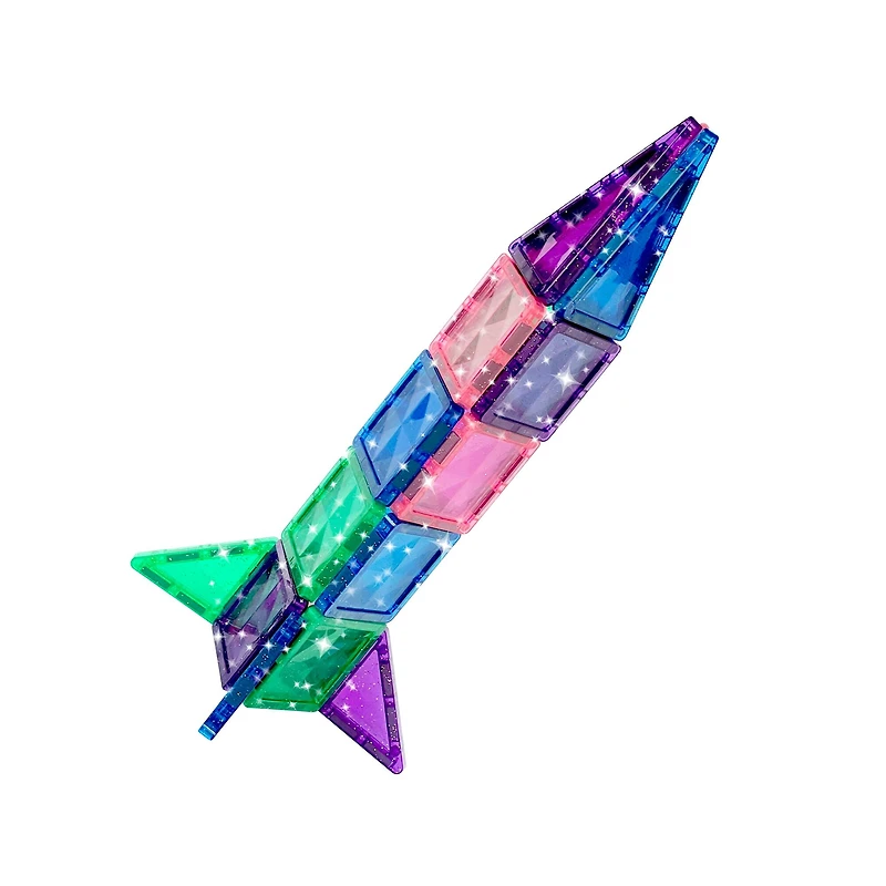 Crayola® Glitter Pip-Tiles Mini-Magnetic Building Tiles