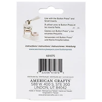 We R Memory Keepers® Button Press™ Bobby Pin Backers Kit, Makes 5