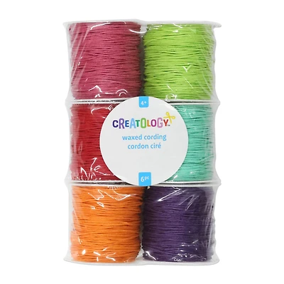 1mm Brights Waxed Cording Pack by Creatology™