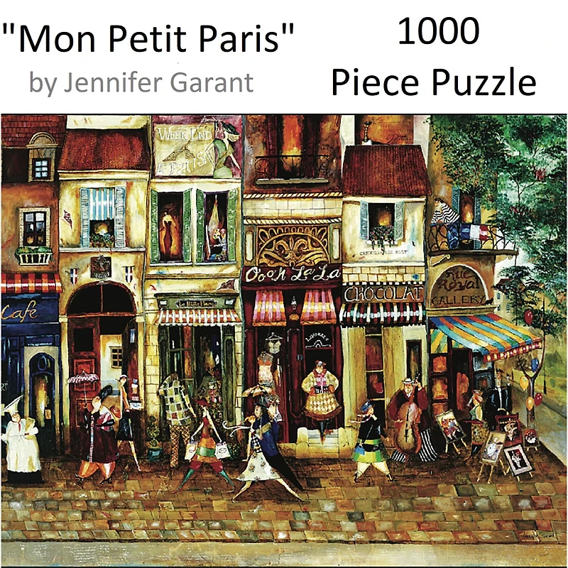 Hart Puzzles Mon Petit Paris by Jennifer Garant 1,000 Piece Jigsaw Puzzle