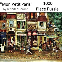 Hart Puzzles Mon Petit Paris by Jennifer Garant 1,000 Piece Jigsaw Puzzle