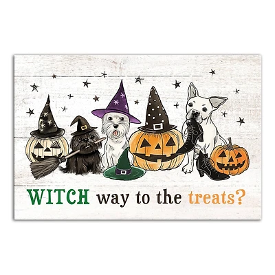 Witch Way to Treats 18" x 12' Canvas Wall Art