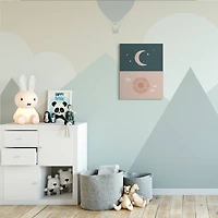 Stupell Industries Night Sky over Sunny Day Muted Tones Canvas Wall Art