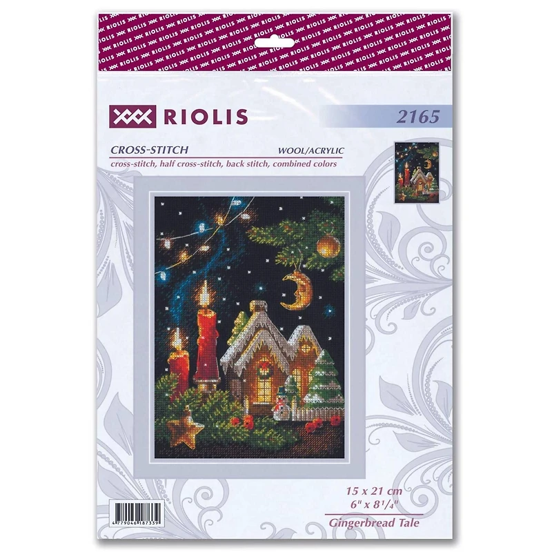 RIOLIS Gingerbread Tale Counted Cross Stitch Kit 