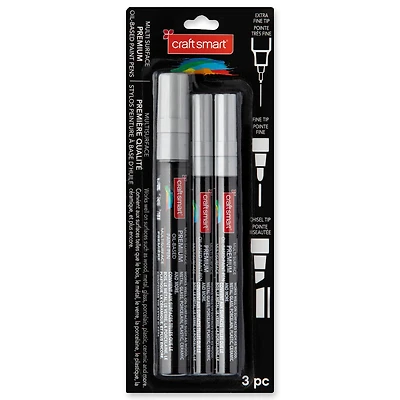 6 Packs: 3 ct. (18 total) Premium Oil-Based Paint Pens by Craft Smart