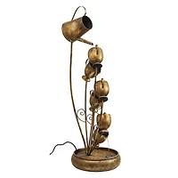 Design Toscano Garden Tea Party Cascading Metal Sculptural Fountain