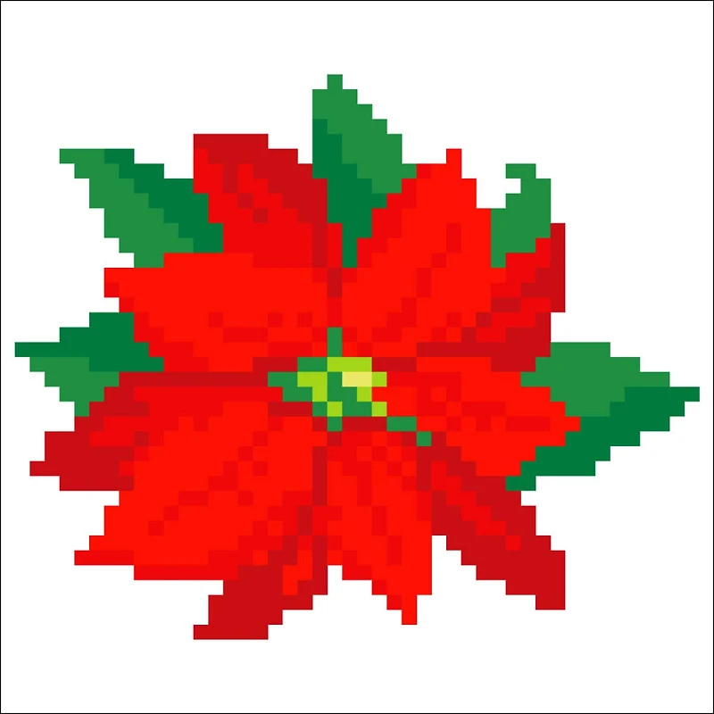 Diamond Dotz® Beginner Poinsettia Decorative Mini Pillow Kit