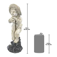 Design Toscano 13" Medium Samuel Young Gardener Boy Statue
