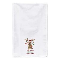 Frenchie Christmas Tree Tea Towel, 2ct.
