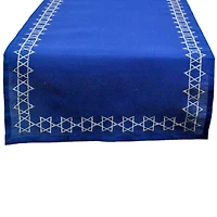 DII® 108" Embroidered Star of David Table Runner