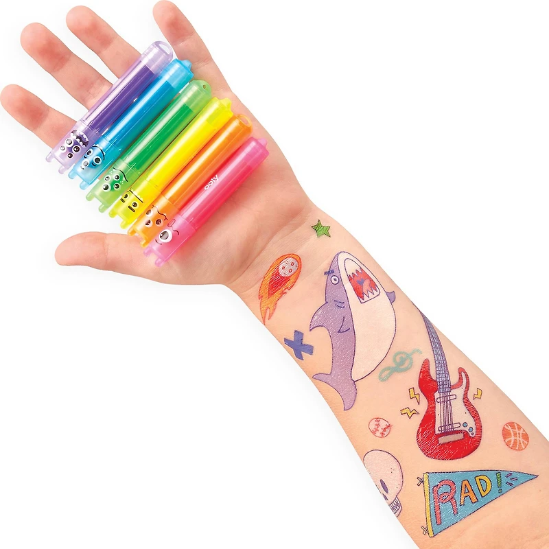 OOLY Tattoo-Palooza Awesome Doodles Temporary Tattoo Set