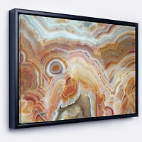 Designart - Strips and Ovals on Agate