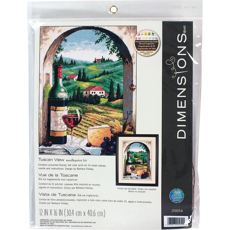 Dimensions® Tuscan View Needlepoint Kit