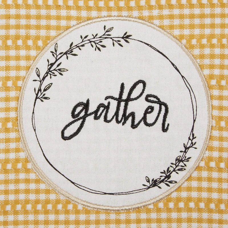 Honey Gold Farm To Table Embellished Dishtowel (Set of 4)