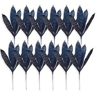 Hello Honey® Navy Blue Leaf Spray, 12ct.