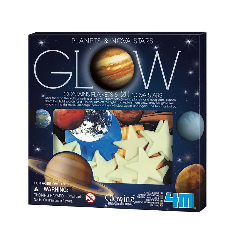 Toysmith® 4M® Glow Planets & Nova Stars