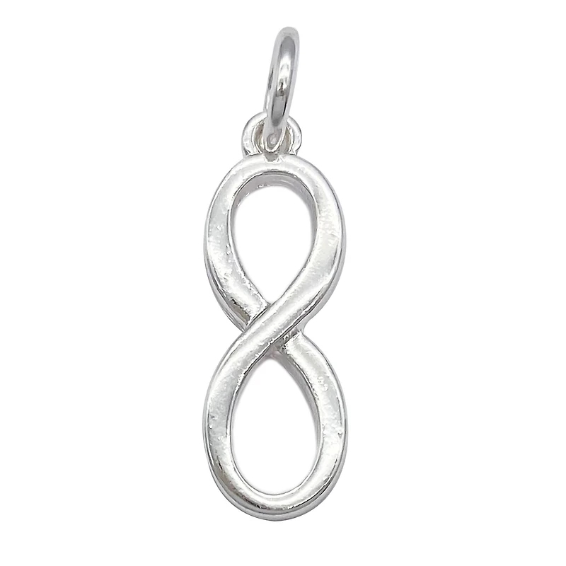 Silver Plated Infinity Charm by Bead Landing™