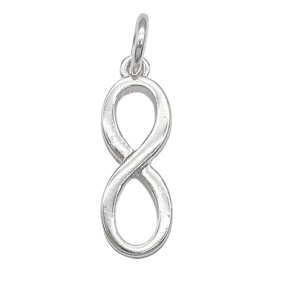 Silver Plated Infinity Charm by Bead Landing™