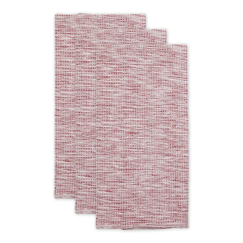 DII® Tonal Recycled Cotton Waffle Dish Towels