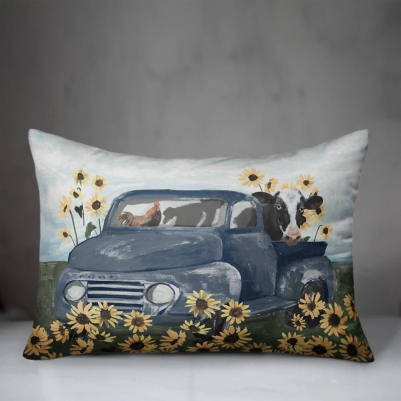 Farmhouse Animals 20" x 14" Indoor/Outdoor Pillow