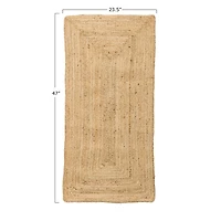 Hello Honey® Natural Boho Woven Seagrass Rug, 48" x 24"