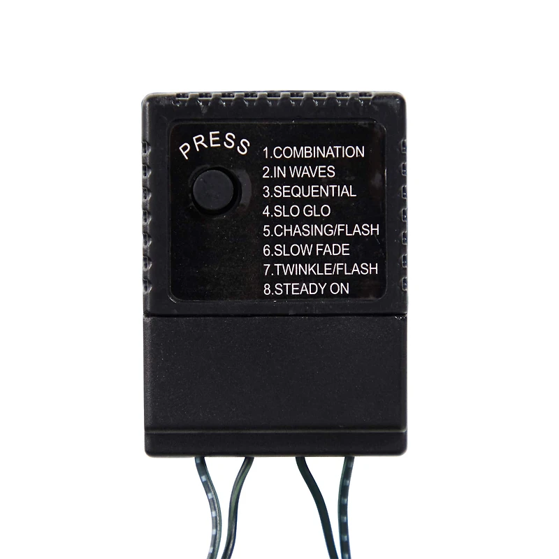 8ft. Pre-Lit Green Pine Artificial Christmas Tree, Clear LED Lights