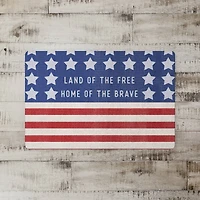 Land of the Free Home of the Brave Floor Mat