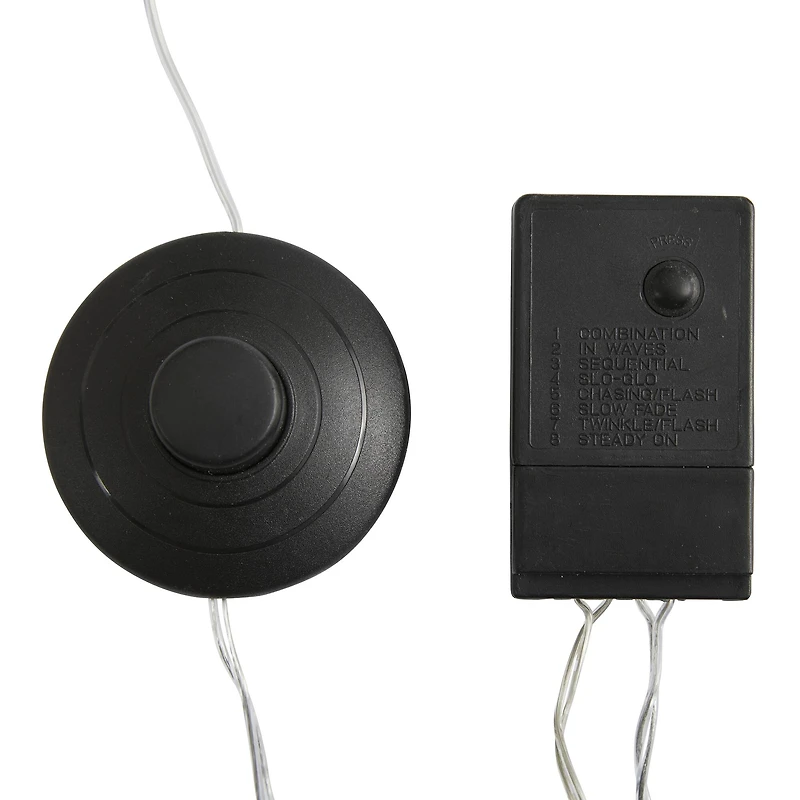 6.5ft. Pre-Lit Flocked Grand Northern Rocky Fir Artificial Christmas Tree, Warm Micro LED Lights