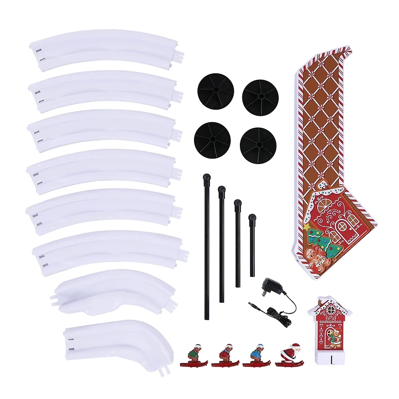 Mr. Christmas 47" Animated & Musical Gingerbread Ski Slope