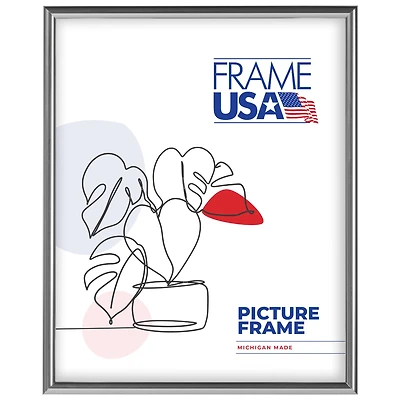 Frame USA Metal I Silver Single Image Picture Frame
