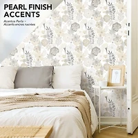 RoomMates Perennial Blooms Peel & Stick Wallpaper